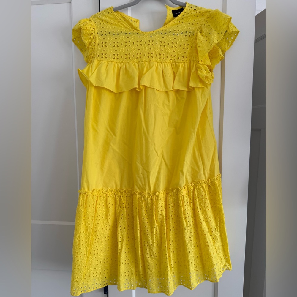 Yellow Eyelet who what wear dress